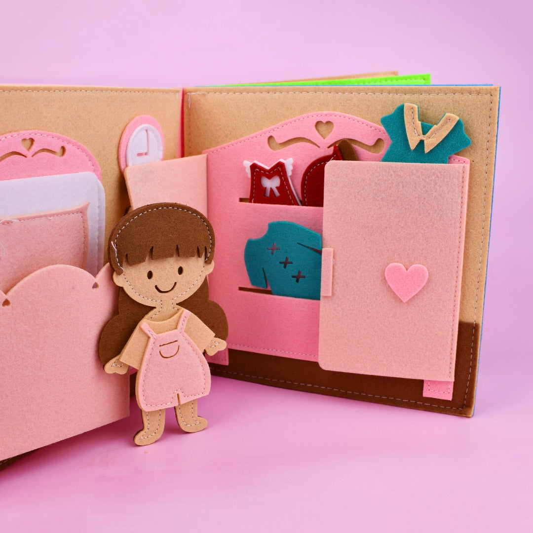 Dollhouse Pretend Play Activity Book